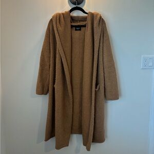 Carly Jean LA thick, knit, hooded coat. One size.